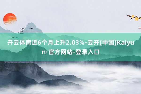 开云体育近6个月上升2.03%-云开(中国)Kaiyun·官方网站-登录入口